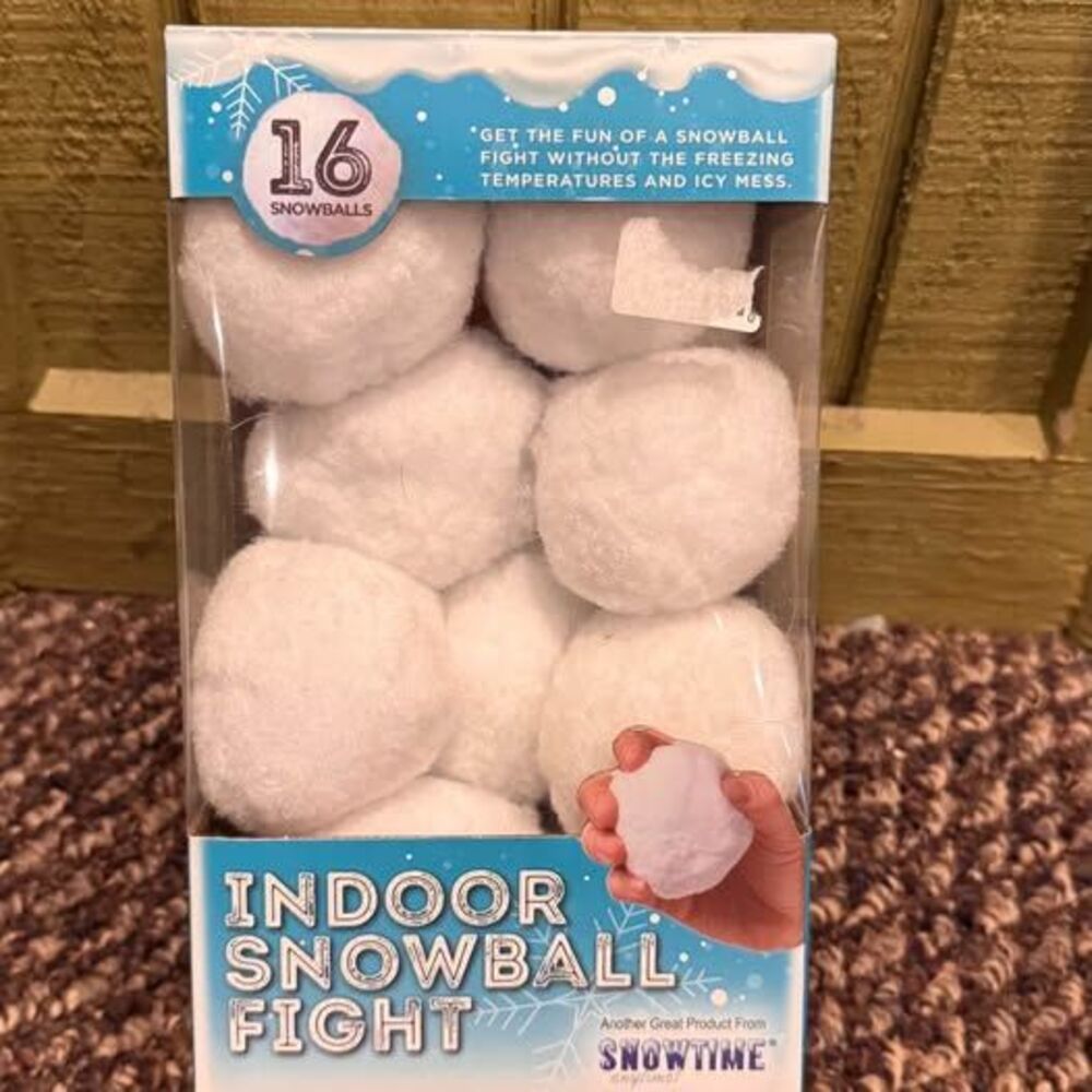 Snowtime Indoor Snowball Fight Set